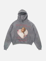 Ariana Grande Print Slant Pockets Hoodie