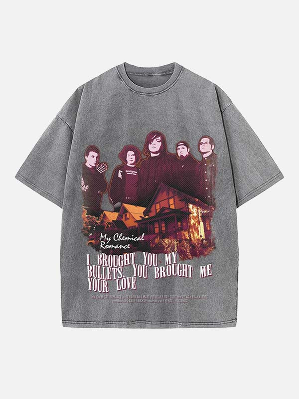 My Chemical Romance Print Round Neck T-shirt