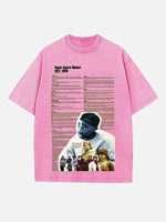 2Pac Print Round Neck T-shirt