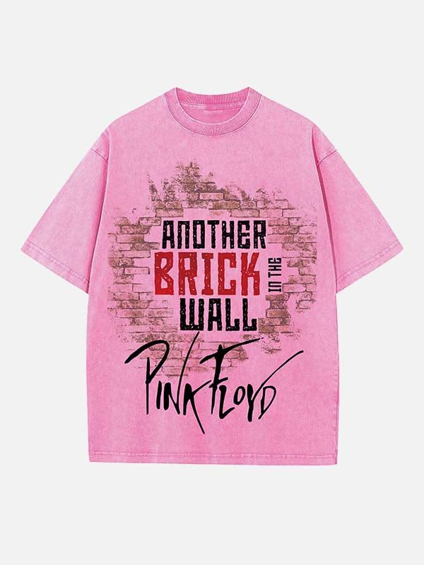 Pink Floyd Print Round Neck T-shirt