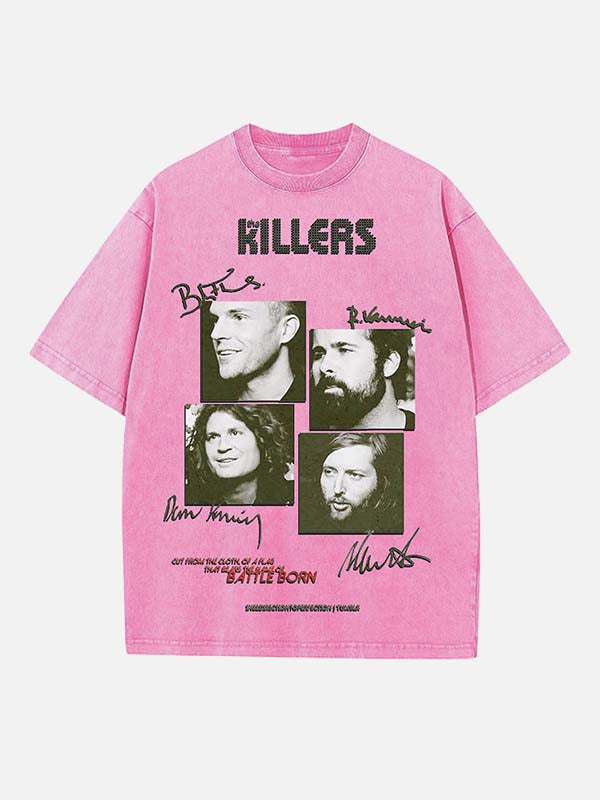 The Killers Print Round Neck T-shirt