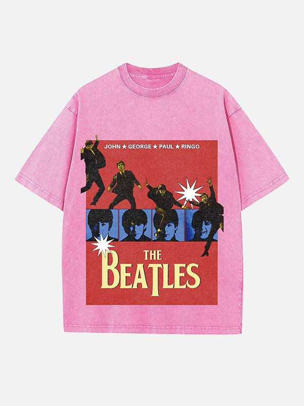 The Beatles Print Round Neck T-shirt