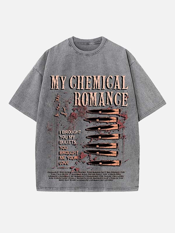My Chemical Romance Print Round Neck T-shirt