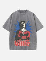 Billie Eilish Print Round Neck T-shirt