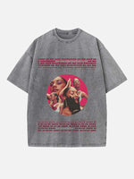 Olivia Dean Print Round Neck T-shirt