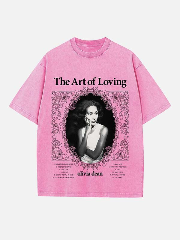 Olivia Dean Print Round Neck T-shirt