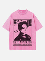 BTS Print Round Neck T-shirt