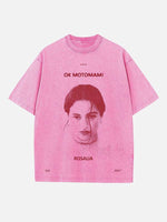 Rosalía Print Round Neck T-shirt