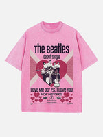 The Beatles Print Round Neck T-shirt