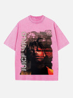 Juice WRLD Print Round Neck T-shirt