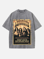 Aerosmith Print Round Neck T-shirt