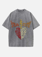 Bon Jovi Print Round Neck T-shirt