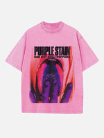 Red Hot Chili Peppers Print Round Neck T-shirt