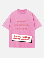 Raye Print Round Neck T-shirt