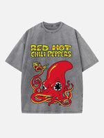Red Hot Chili Peppers Print Round Neck T-shirt