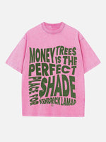 Kendrick Lamar Print Round Neck T-shirt