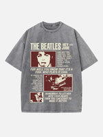 The Beatles Print Round Neck T-shirt