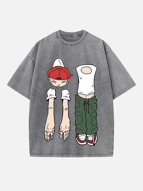 Limp Bizkit Print Round Neck T-shirt