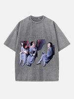 Black Sabbath Print Round Neck T-shirt
