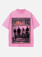 Fall Out Boy Print Round Neck T-shirt