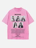 ILLIT Print Round Neck T-shirt