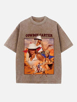 Beyoncé Print Round Neck T-shirt