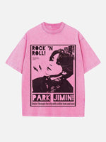 BTS Print Round Neck T-shirt