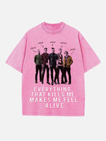 OneRepublic Print Round Neck T-shirt