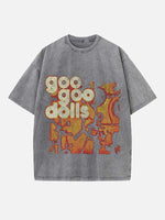 The Goo Goo Dolls Print Round Neck T-shirt