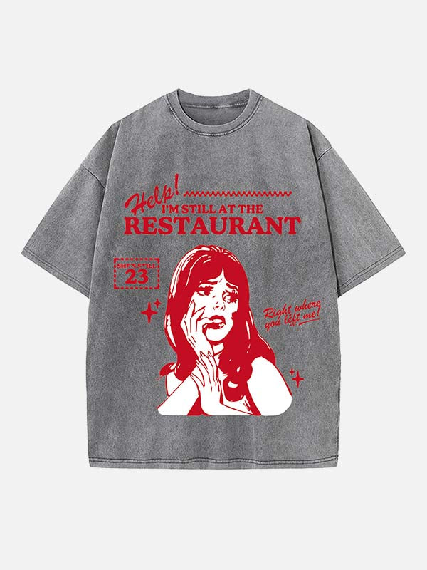 Taylor Swift Print Round Neck T-shirt