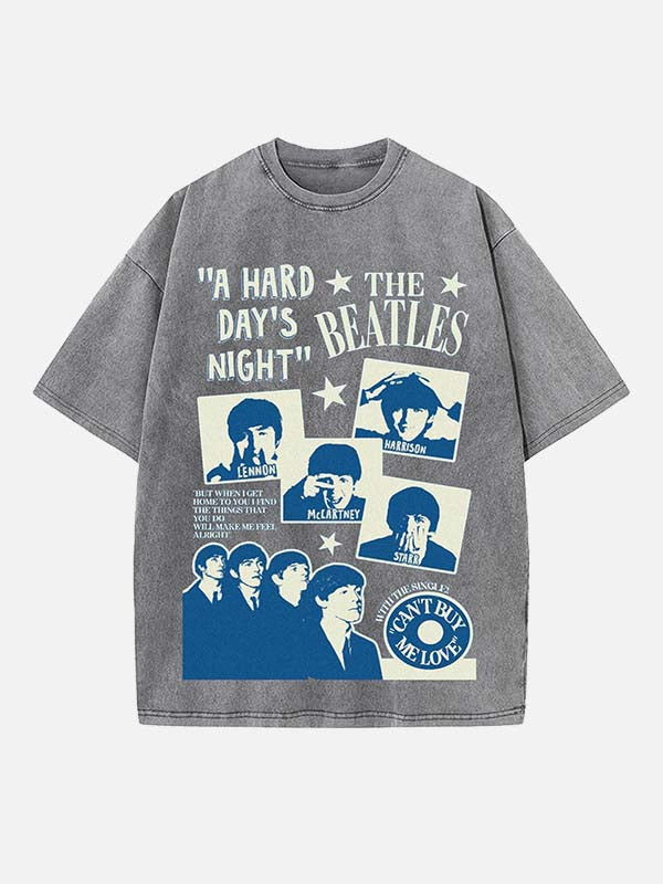 The Beatles Print Round Neck T-shirt