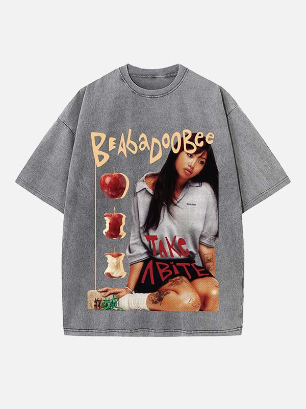 Beabadoobee Print Round Neck T-shirt