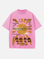 The Beatles Print Round Neck T-shirt