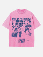 NewJeans Print Round Neck T-shirt