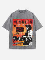 Eagles Print Round Neck T-shirt