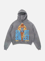 Sabrina Carpenter Print Slant Pockets Hoodie