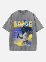 Lorde Print Round Neck T-shirt