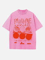 Paramore Print Round Neck T-shirt