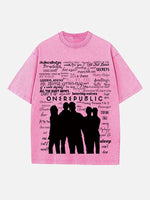OneRepublic Print Round Neck T-shirt
