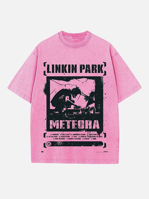 Linkin Park Print Round Neck T-shirt