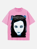 Evanescence Print Round Neck T-shirt