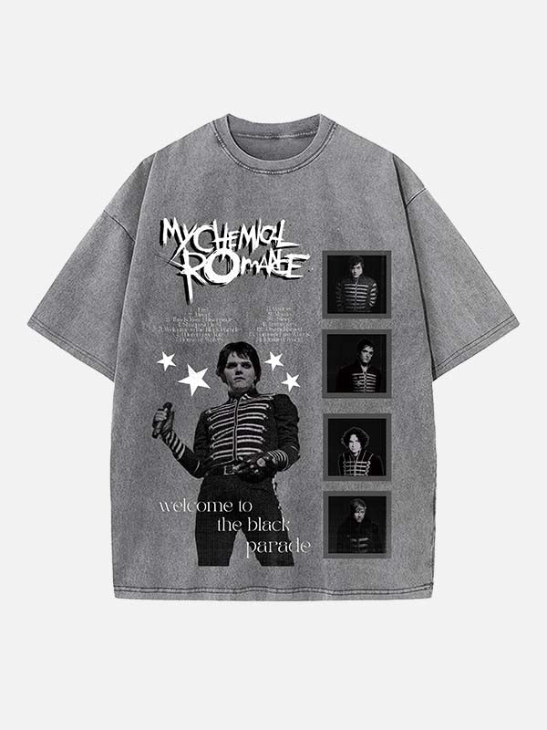 My Chemical Romance Print Round Neck T-shirt