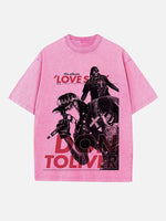 Don Toliver Print Round Neck T-shirt