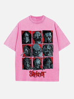 Slipknot Print Round Neck T-shirt