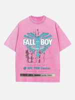 Fall Out Boy Print Round Neck T-shirt