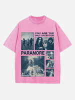 Paramore Print Round Neck T-shirt