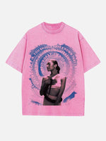 Olivia Dean Print Round Neck T-shirt