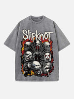 Slipknot Print Round Neck T-shirt