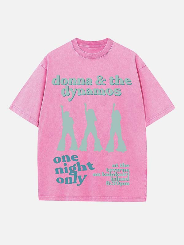 ABBA Print Round Neck T-shirt