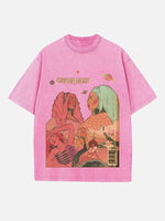 Doja Cat Print Round Neck T-shirt